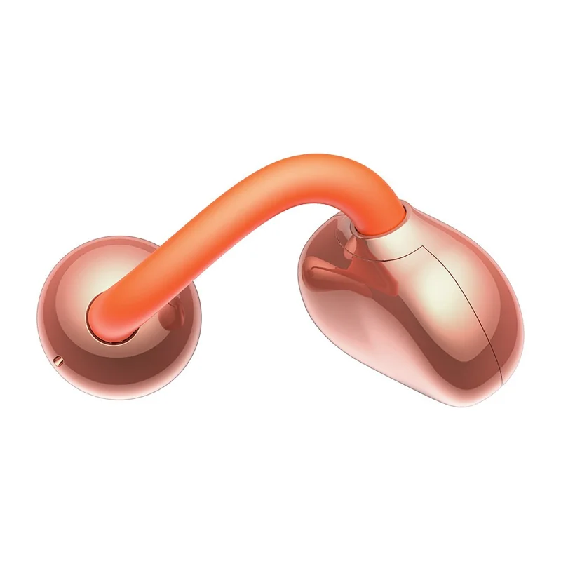 USAMS Echo R03 Clip-On Earbuds 11mm Driver Bluetooth-compatible 6.0 Wireless Earbuds - Orange