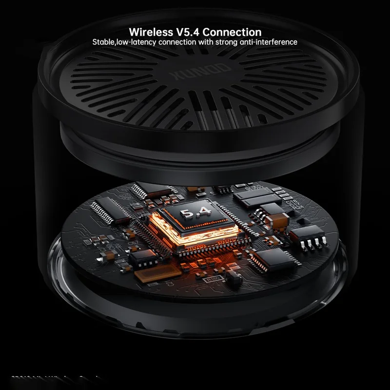 XUNDD SP018 Mini Coluna Sem Fios Bluetooth V5.4 TWS Soundbox com Suporte para Cartão TF - Preto