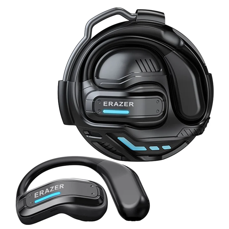 For LENOVO ERAZER X8 OWS Bluetooth-compatible Earbuds HiFi Sound Touch Control Open Ear Sports Earbuds - Black