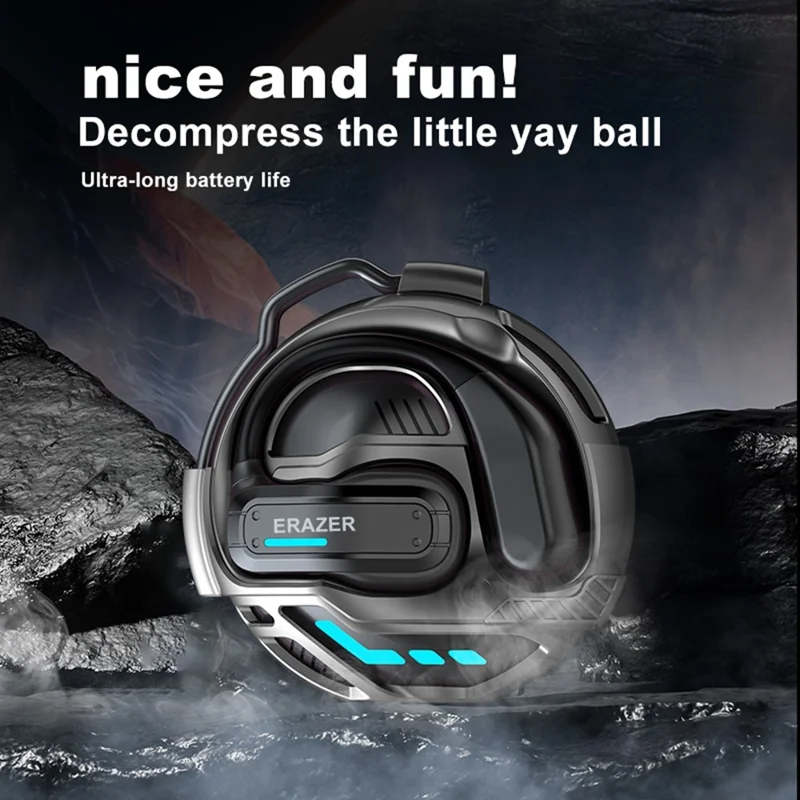 For LENOVO ERAZER X8 OWS Bluetooth-compatible Earbuds HiFi Sound Touch Control Open Ear Sports Earbuds - Black