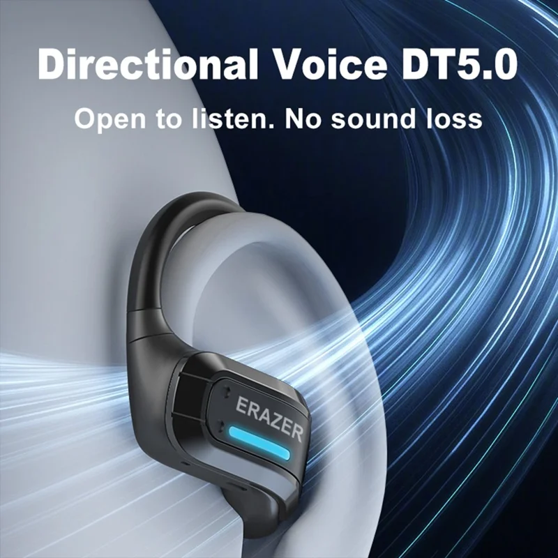 Наушники OWS с поддержкой Bluetooth, HiFi-звук, сенсорное управление, открытые наушники для спорта для LENOVO ERAZER X8 — фиолетовые