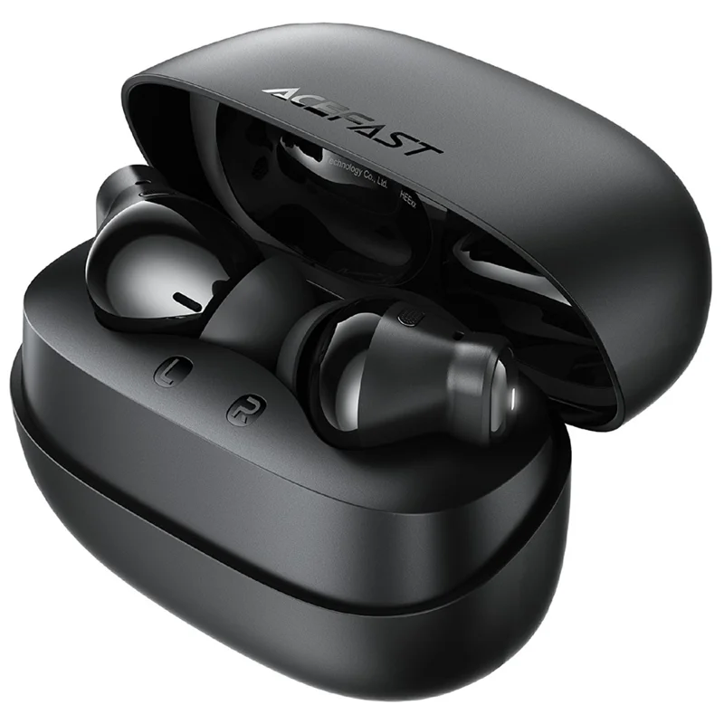 ACEFAST W8 ANC AI Translation Earbuds BT 6.0 Wireless Earphones Support ANC + ENC Noise Reduction - Black