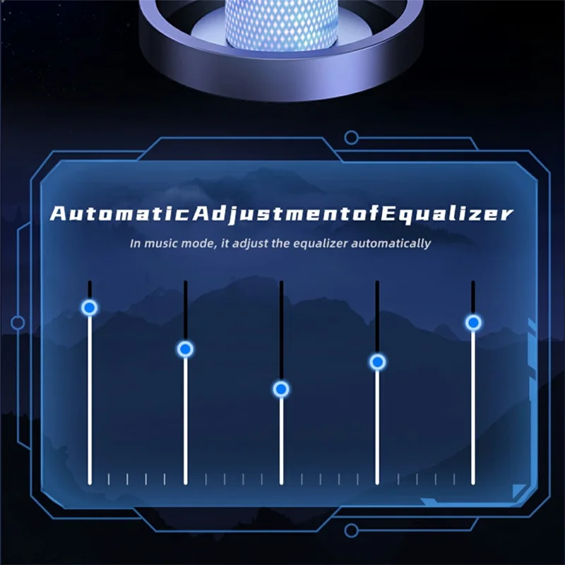 AWEI T28 Pro Wireless In-Ear TWS Earbuds with RGB Breathing Light Low Latency Gaming Earphones - Map Pattern