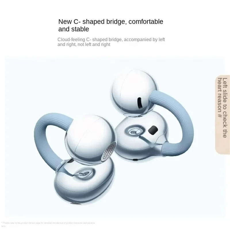 HUAWEI FreeClip 2 Open Ear Clip OWS Earphones Bluetooth-Compatible Earbuds with 10.8mm Double-Engine Unit - Black