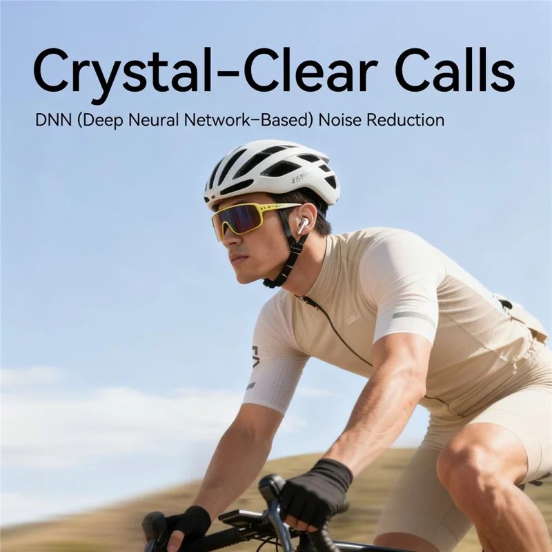 JOYROOM JR-FB1 AI Translation Bluetooth-compatible 6.0 TWS Earbuds Noise Cancelling Low Latency Gaming Earbuds - White