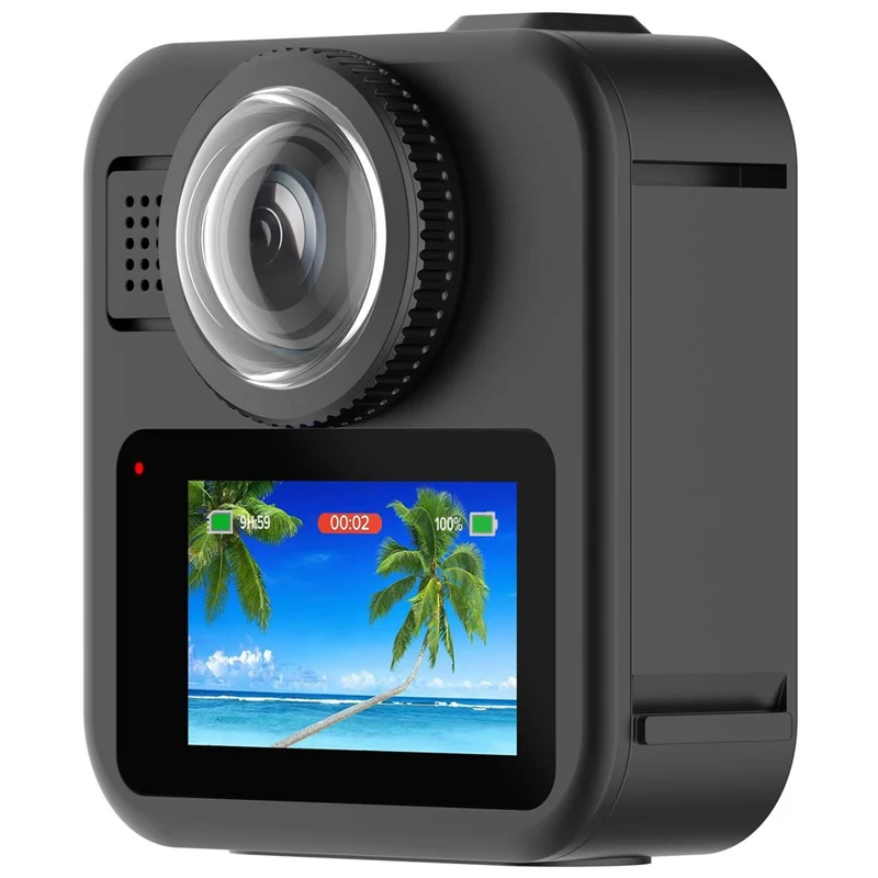 For GoPro MAX2 Lens Guard UV Filter Optical Tempered Glass Protective Cover with Waterproof Ring