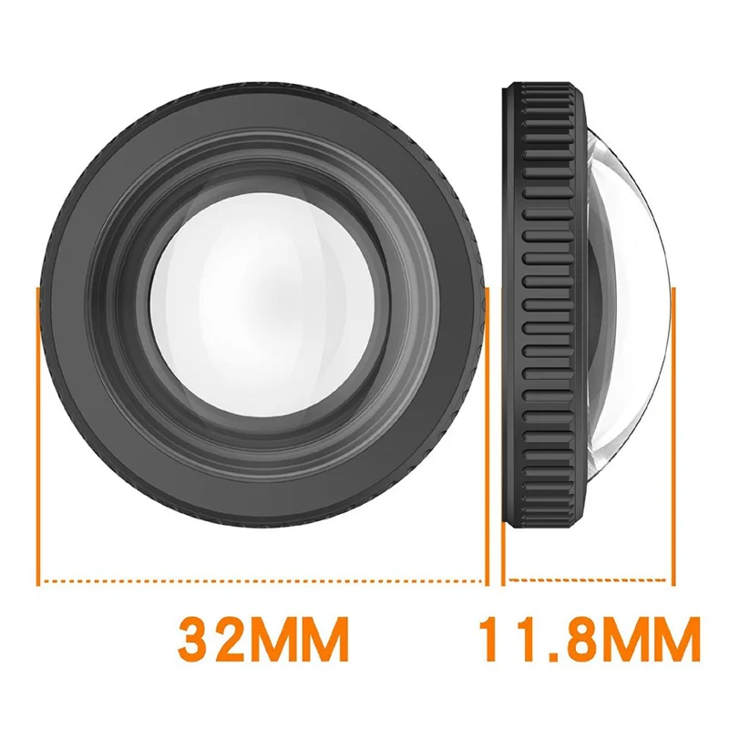 For GoPro MAX2 Lens Guard UV Filter Optical Tempered Glass Protective Cover with Waterproof Ring
