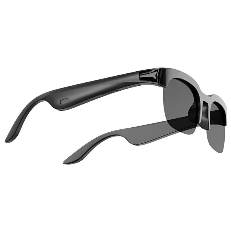 Bluetooth-compatible Smart Sunglasses AI Translation Wireless Audio Eyeglasses for Outdoor Sports - Black