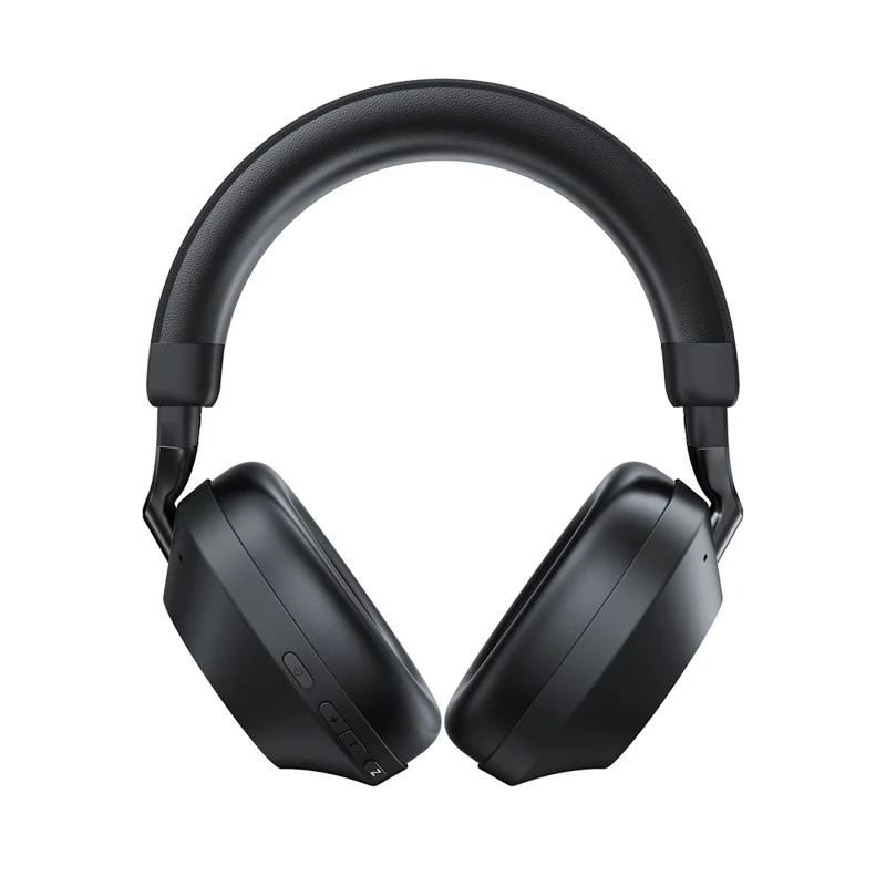 ACEFAST H14 Casque sans fil avec suppression active du bruit hybride, casque Bluetooth 6.0 pour jeux et musique - Noir