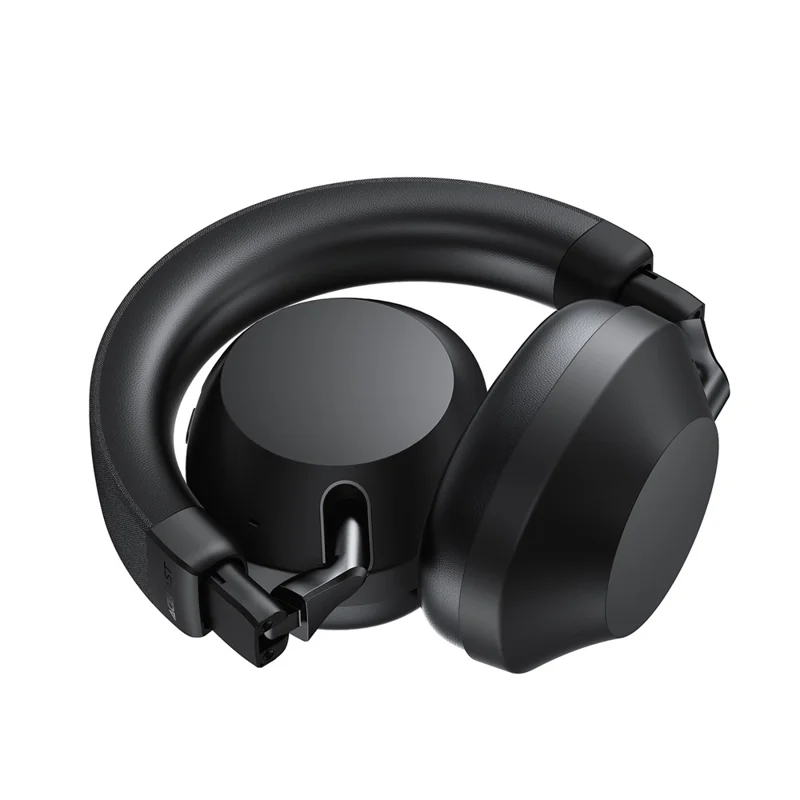 ACEFAST H14 Casque sans fil avec suppression active du bruit hybride, casque Bluetooth 6.0 pour jeux et musique - Noir