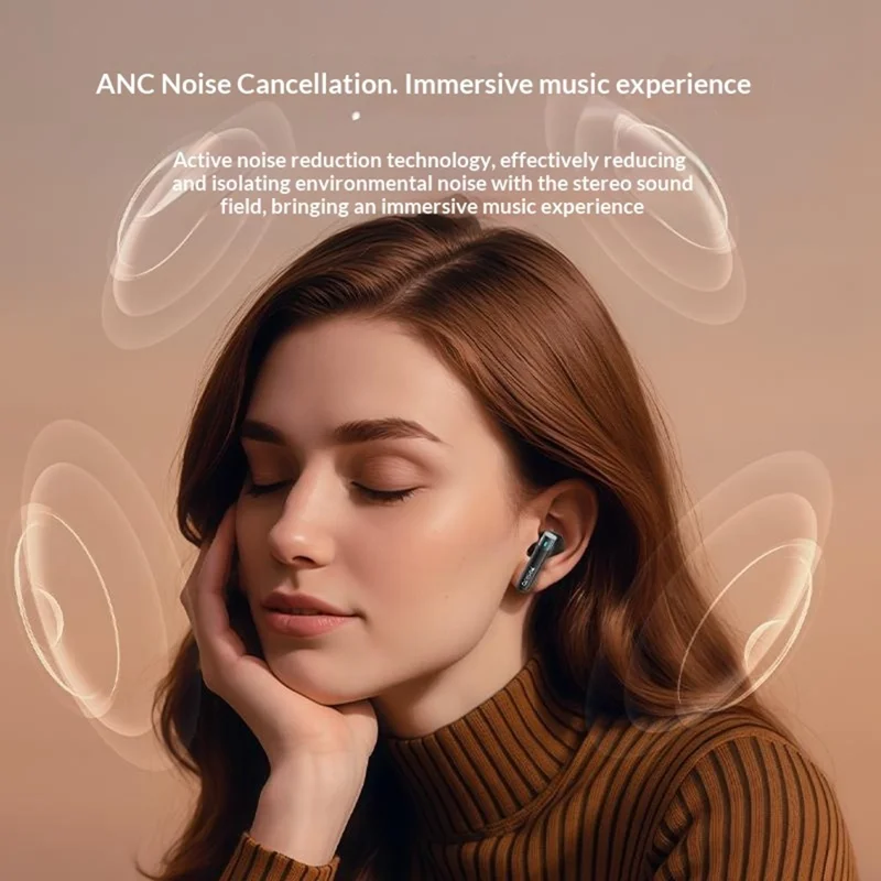 YESIDO TWS33 Bluetooth-compatible Earbuds ANC ENC Noise Cancelling Wireless Earphones for Gaming Music