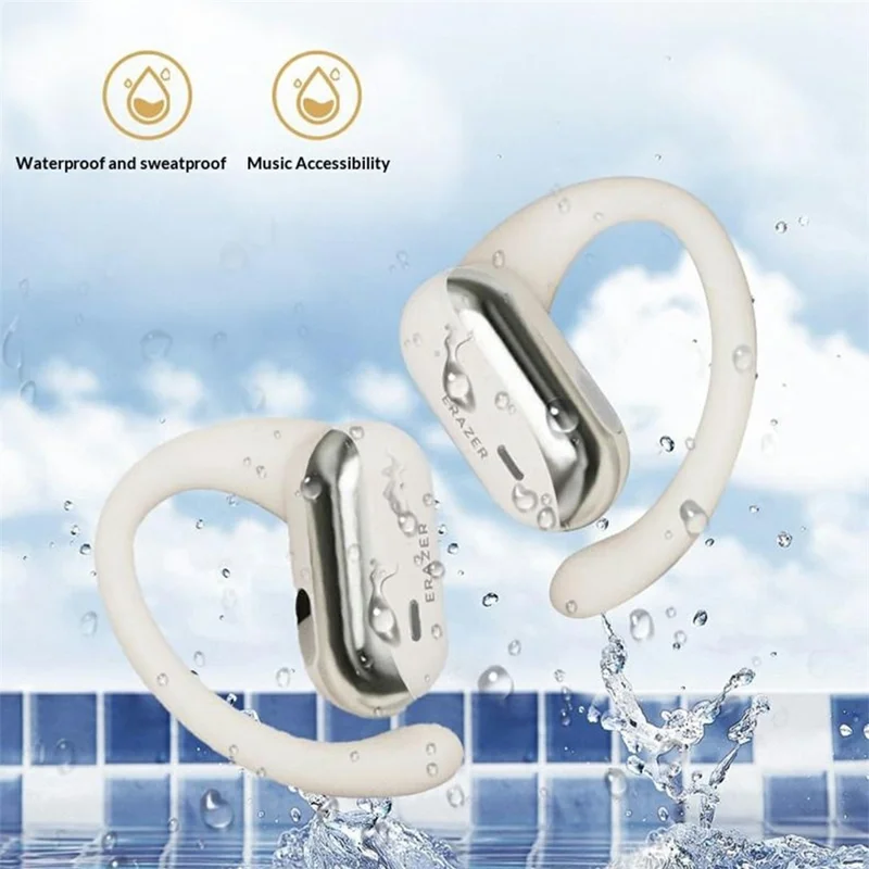 ERAZER ER50 Wireless Clip On Earbuds Bluetooth-compatible ENC Noise Cancelling Open Ear Earphone (Invested By Lenovo)