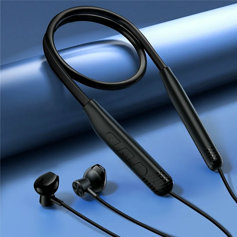 ACEFAST N9 Neck Hanging Wireless Earphone Bluetooth-compatible 6.0 IPX4 Waterproof ENC Earbud for Sports Gaming - Black