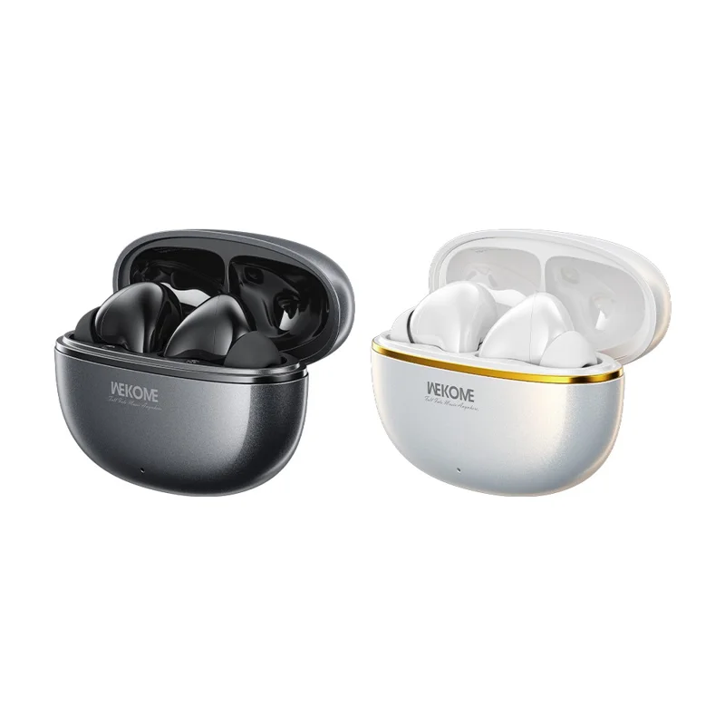 WEKOME WS-33 Wireless Bluetooth-compatible Earbuds 13mm Drivers Hi-Fi Audio Touch Control In-Ear Earphones for Music - Black