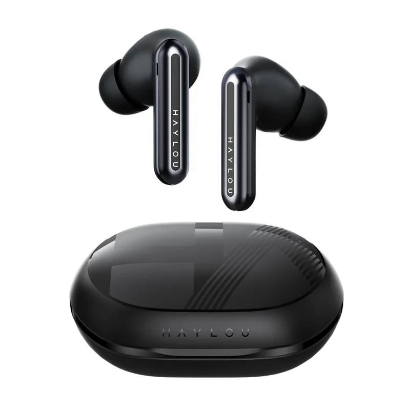 HAYLOU Mori Plus T016 Bluetooth-compatible 6.0 Earbuds ANC 28H Battery Hi-Fi Wireless Earphones - Black