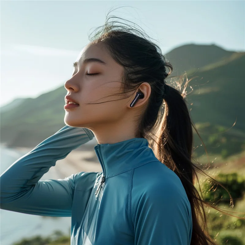 HAYLOU Mori Plus T016 Bluetooth-compatible 6.0 Earbuds ANC 28H Battery Hi-Fi Wireless Earphones - Black