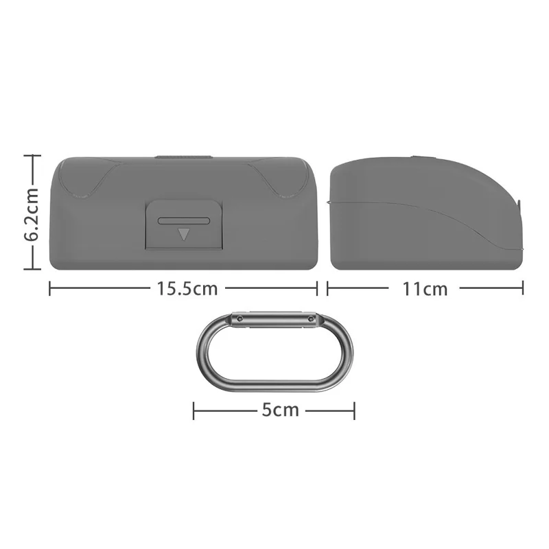 Storage Case for Nintendo Switch 2 Pro Game Controller Portable Hard Shell Carrying Pouch with Carabiner Clip