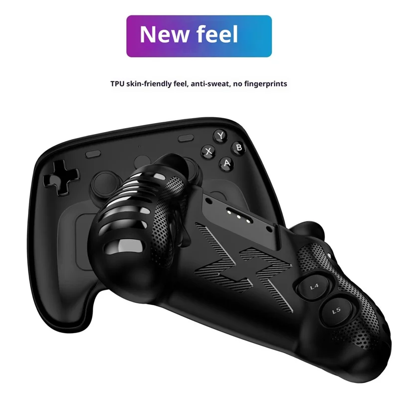 TPU Case for Steam Controller 2 Shockproof Anti-slip Protective Cover with L4 / L5 and R4 / R5 Buttons