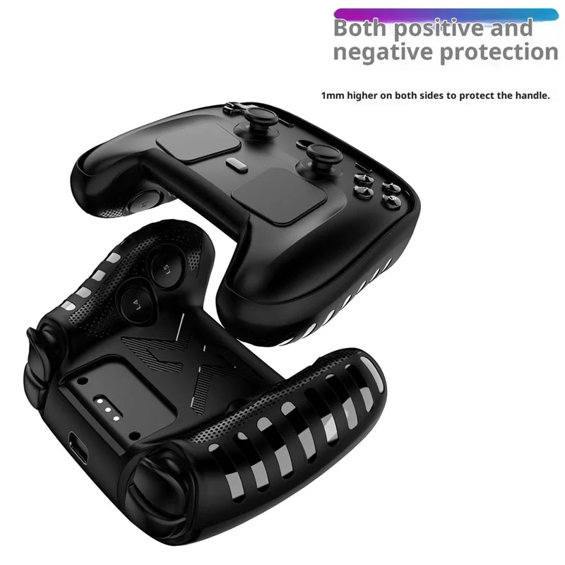 TPU Case for Steam Controller 2 Shockproof Anti-slip Protective Cover with L4 / L5 and R4 / R5 Buttons