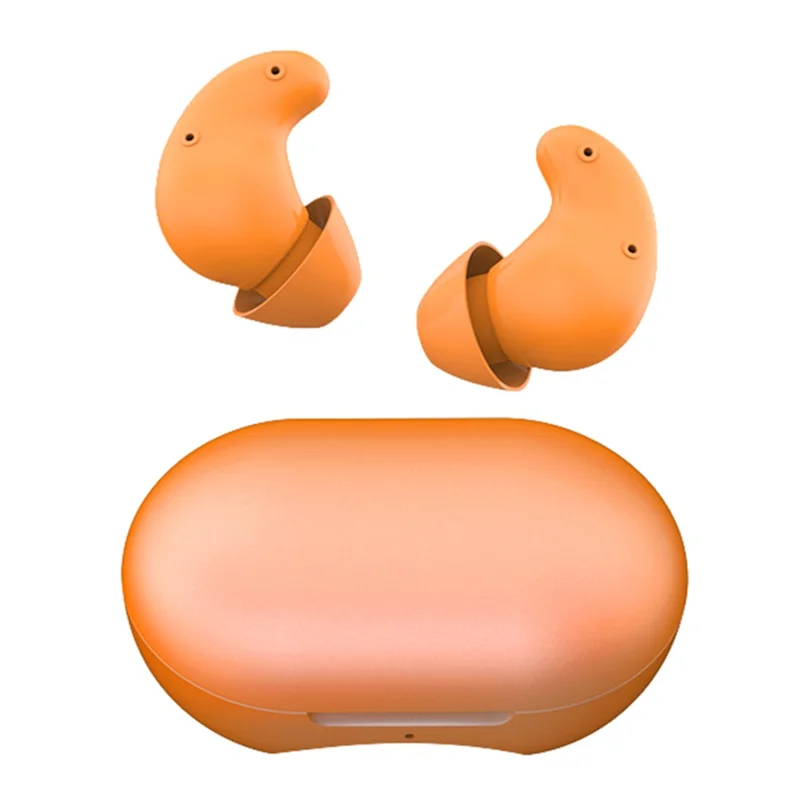 S1 Cuffie per il Sonno con Rumore Bianco, Cancellazione Attiva del Rumore ANC, Impermeabili IPX5, Cuffie Bluetooth - Arancione