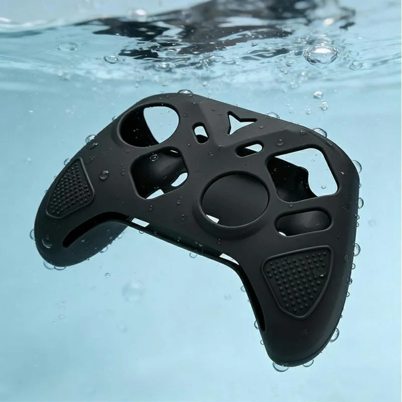 Silikonhülle für Flydigi Black Warrior 5 Pro Gamepad, 360-Grad-Vollschutz, rutschfeste, stoßfeste Abdeckung – Schwarz