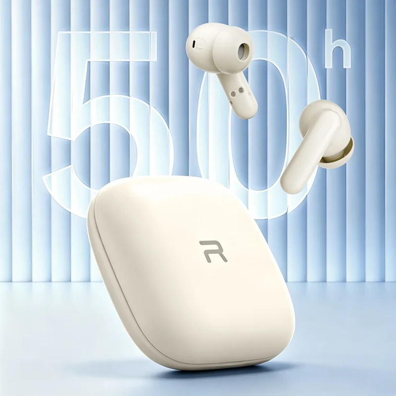 REMAX TWS-26 ANC ENC Noise Cancelling Wireless Earbuds 50H Battery 4-Mic Dual Device Connection Music Call Headset - Black