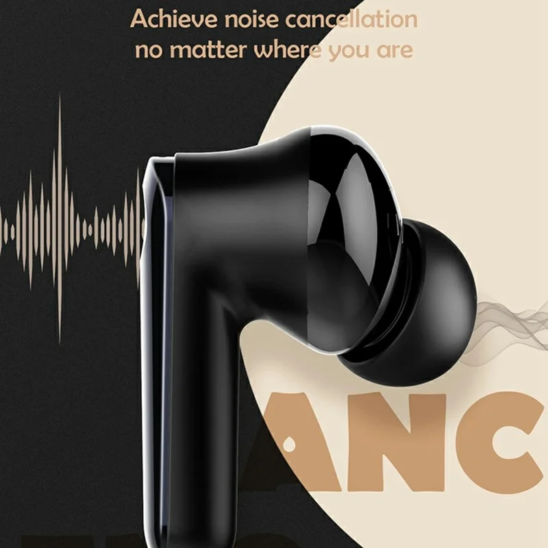 LDNIO T06 TWS Bluetooth-kompatibel 5.3-Kopfhörer Noise-Cancelling Wireless In-Ear-Musik-Kopfhörer - Beige