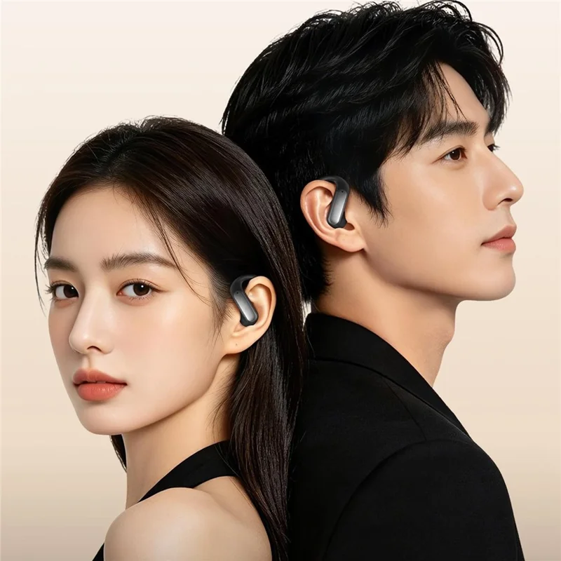 ERAZER ER238 Wireless Open-Ear Earbuds Bluetooth-compatible V6.0 Sports Earphones 4-5H Playtime Touch Control - Black