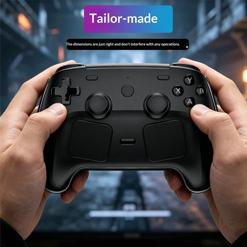 Custodia Rigida Trasparente per Steam Controller (2ª generazione) Cover Protettiva Trasparente in PC Antiurto per Controller da Gioco - Trasparente
