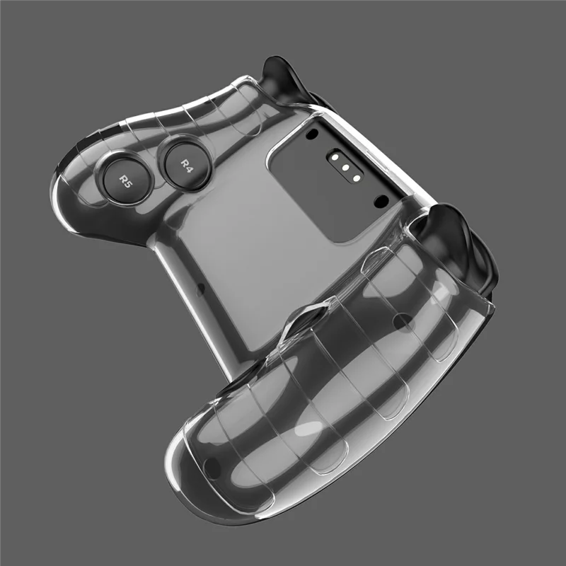 Custodia Rigida Trasparente per Steam Controller (2ª generazione) Cover Protettiva Trasparente in PC Antiurto per Controller da Gioco - Trasparente