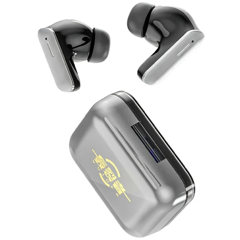 VSIDEA A93S TWS Cuffie Bluetooth Cuffie Wireless con Bassi Profondi, Cuffie In-Ear per Gaming - Nero Argento