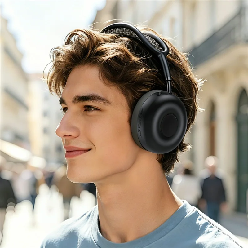 ACEFAST H19 Open Wireless Headset Bluetooth-compatible 6.0 Headphones 40mm Drivers 55h Battery ENC - Black