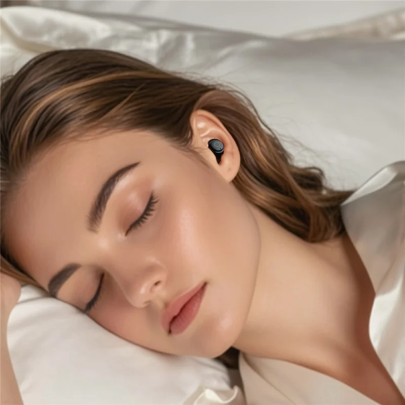 ACEFAST W10 In-Ear Wireless Earbuds Bluetooth-compatible 6.0 TWS Earphones ANC IPX4 for Sleep - Black