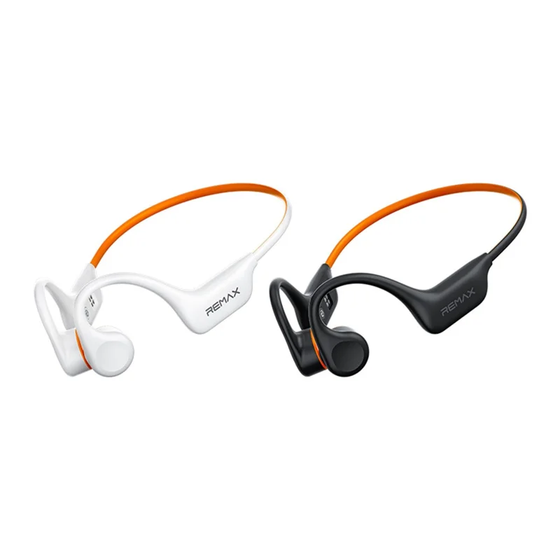 REMAX RB-S21 Bone Conduction Earphones IPX8 Waterproof Bluetooth-compatible V6.0 OWS Earphones - Black