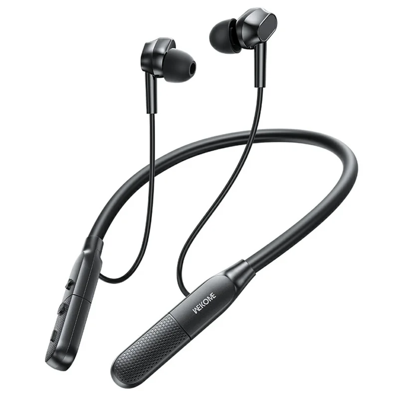 WEKOME WG-08 Neckband Wireless Earphones Bluetooth-compatible 6.0 ENC Noise Cancellation Earbuds - Black