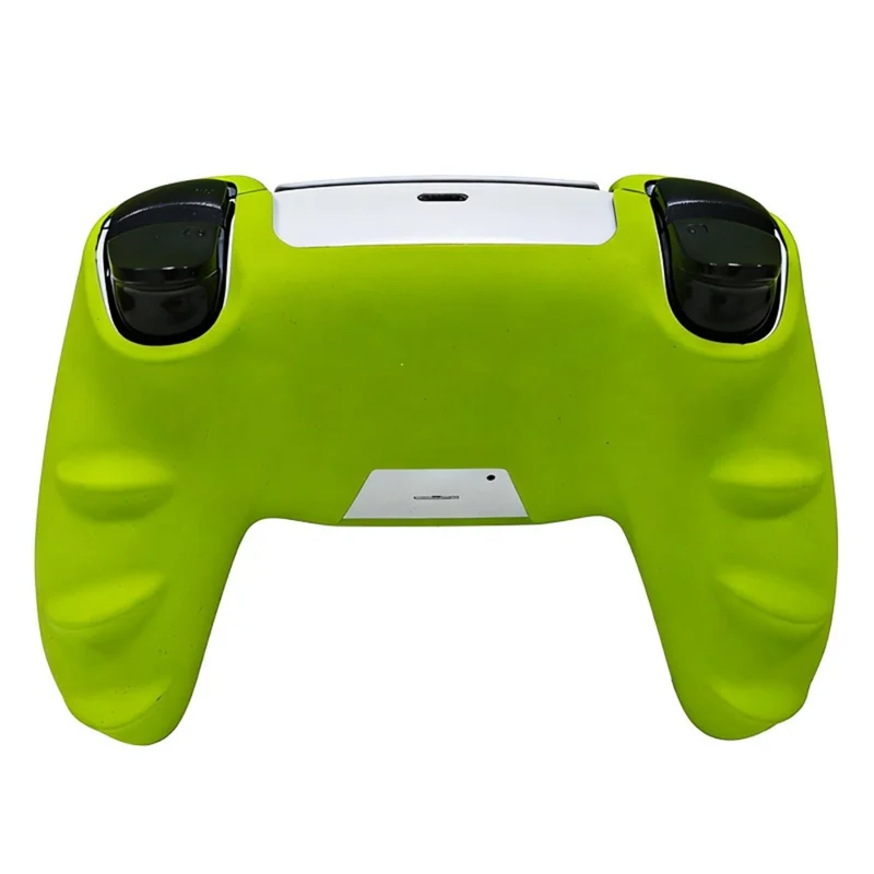 Capa Protetora de Silicone para Controlador Sony PlayStation 5 DualSense com 2 Tampas para Analógico - Verde