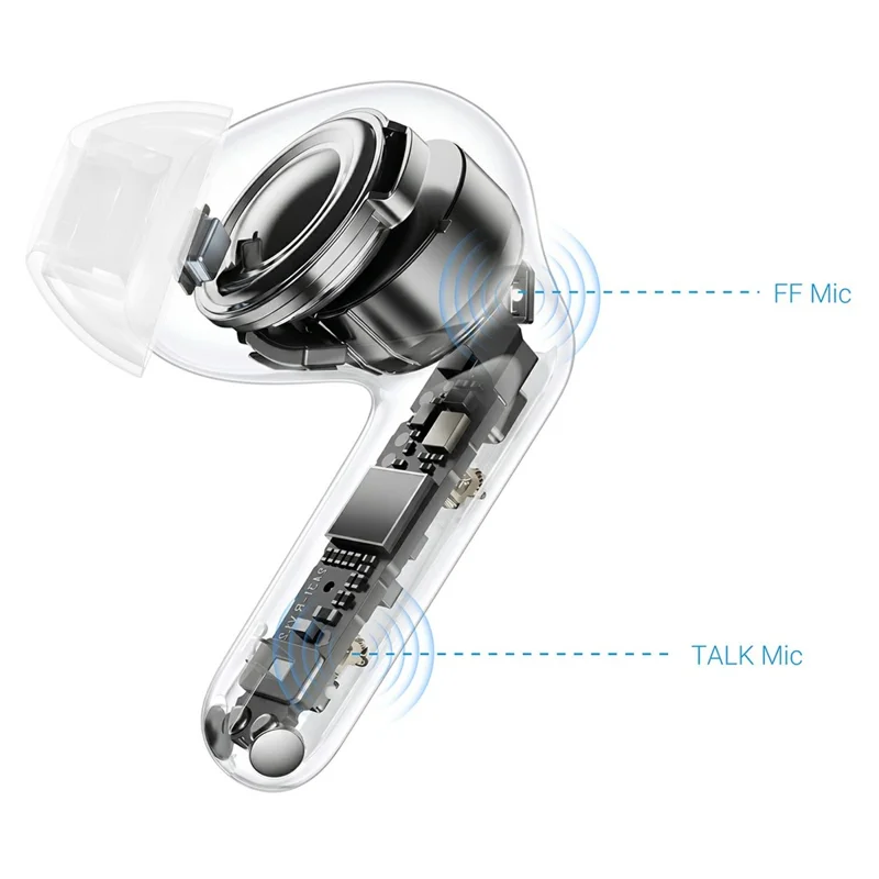 ACEFAST W13 In-Ear ANC TWS Wireless Earbuds Bluetooth-compatible 6.0 Earphones - Black