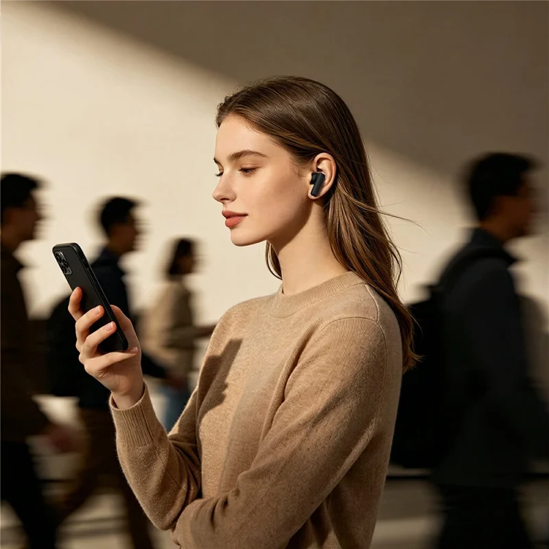 ACEFAST W13 In-Ear ANC TWS Wireless Earbuds Bluetooth-compatible 6.0 Earphones - Black