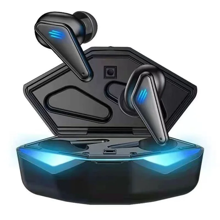 K55 Gaming Headsets TWS Bluetooth-compatible Earphone with Mic Bass Sound PUBG Wireless Headphone