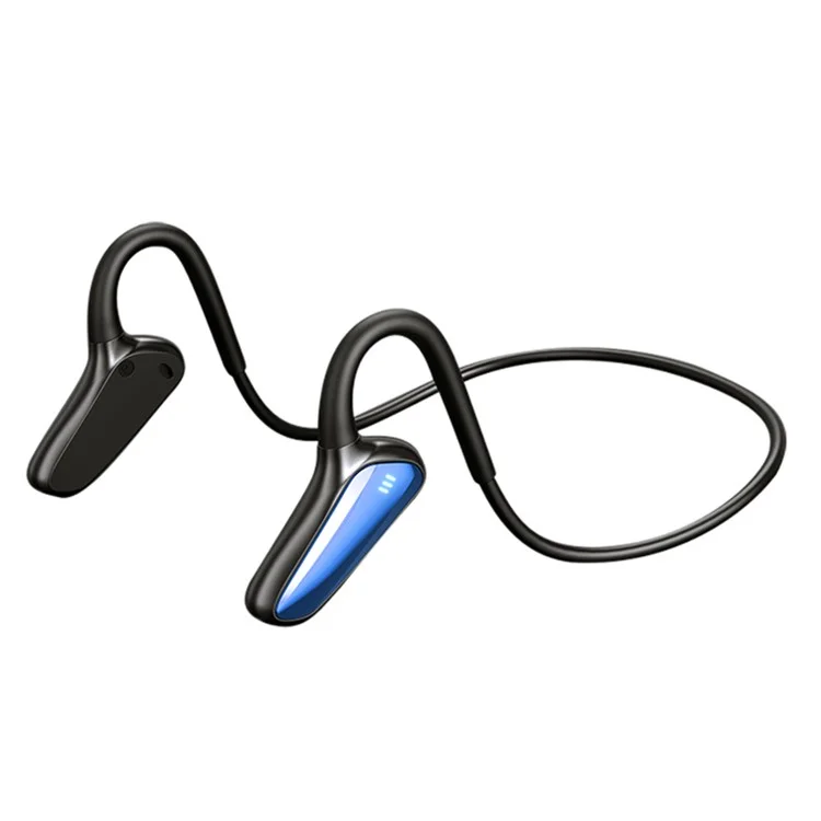 Cuffie Di Conduzione Ossea M-D8 OPEN Bluetooth 5.0 Auricolari Stereo Wireless Bluetooth 5.0 - Blu