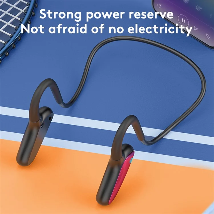 M-D8 Bone Conduction Headphones Open Ear Bluetooth-compatible 5.0 Wireless Stereo Earphones - Blue