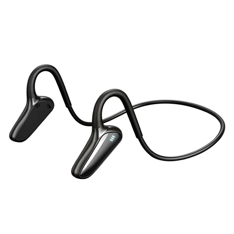 M-D8 Bone Conduction Headphones Open Ear Bluetooth 5.0 Wireless Stereo Earphones - Black