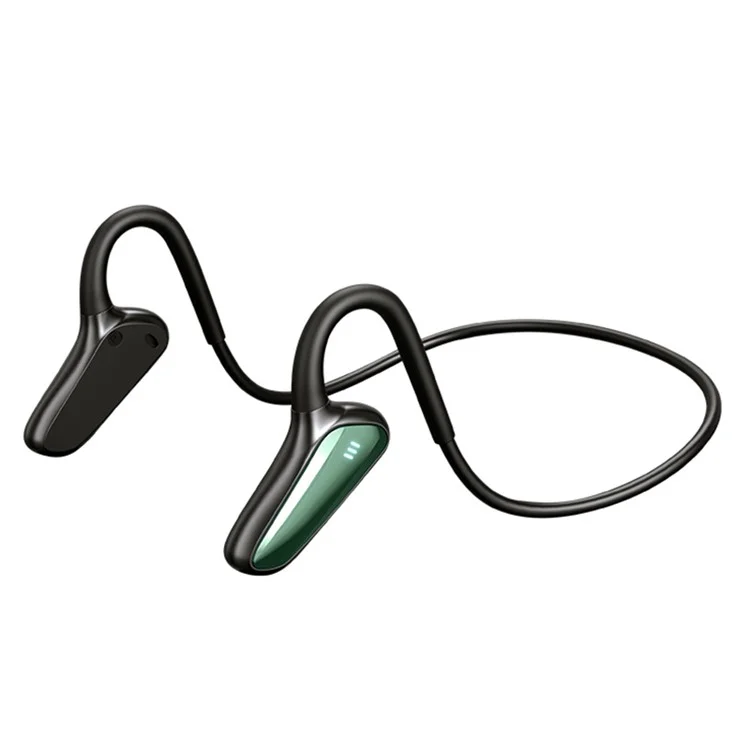 Fones De Ouvido Da Condução Do Osso De M-D8 Open Ear Bluetooth 5.0 Fones De Ouvido Estéreo Sem Fio - Verde