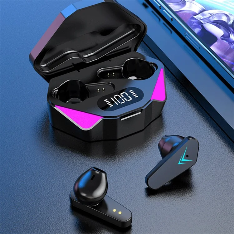 Kolinsky X15 TWS Bluetooth 5.0 Wireless Touch Earphone Digital Display Professionell E-sport Gaming Music Headset