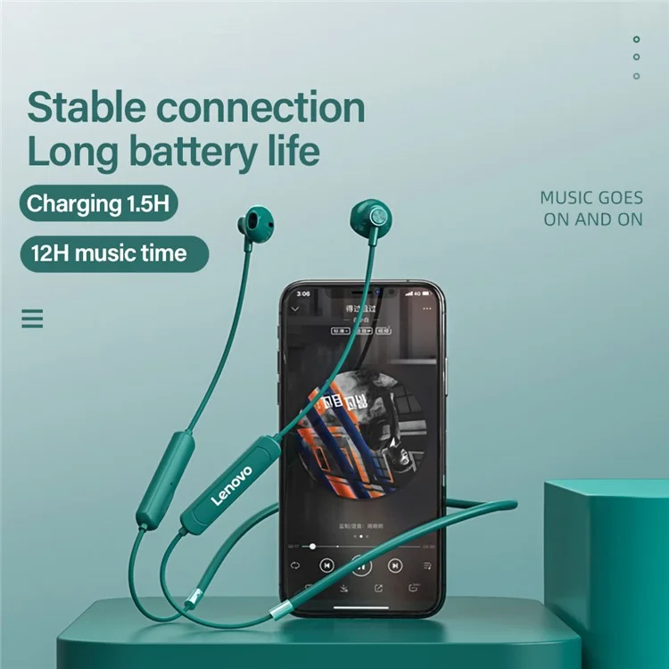 Écouteurs de Couche Sans Fil Lenovo SH1 Bluetooth 5.0 - Bleu