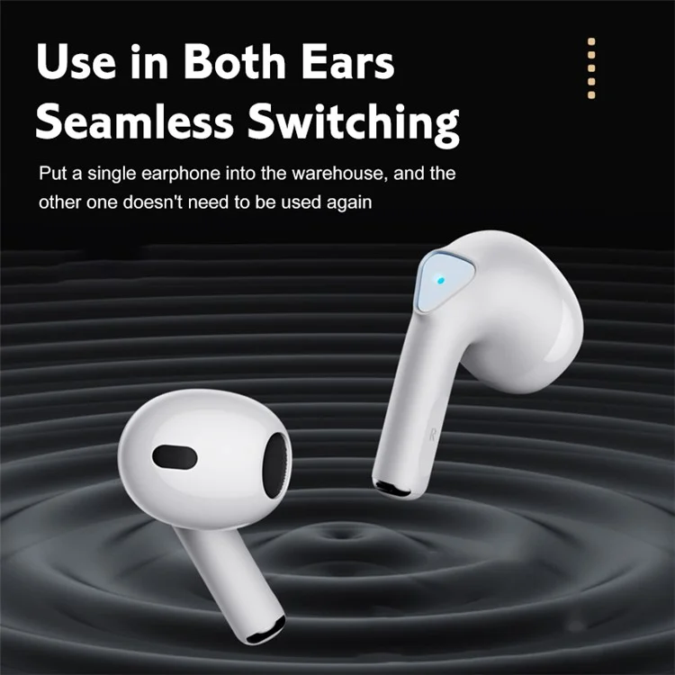 Lenovo LP80 TWS Water-resistant Wireless Bluetooth Earphones Headsets Gaming Music Earbuds - White