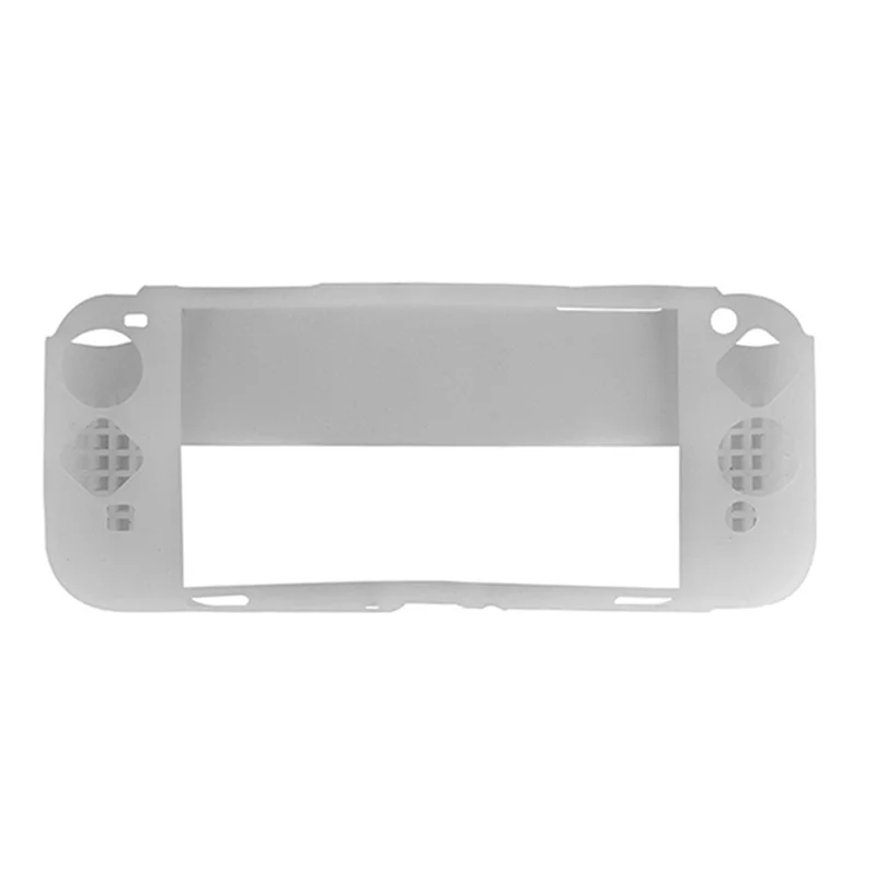 KJH NS-067 Non-slip Silicone Protective Case Anti-scratch Shell for Nintendo Switch OLED - White