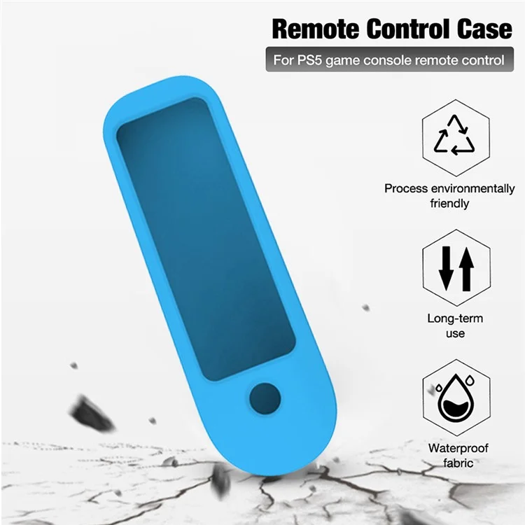 DOBE TP5-1536 Anti-slip Remote Control Cover Drop Resistant Silicone Case for PS5 Game Console Remote Control - Black