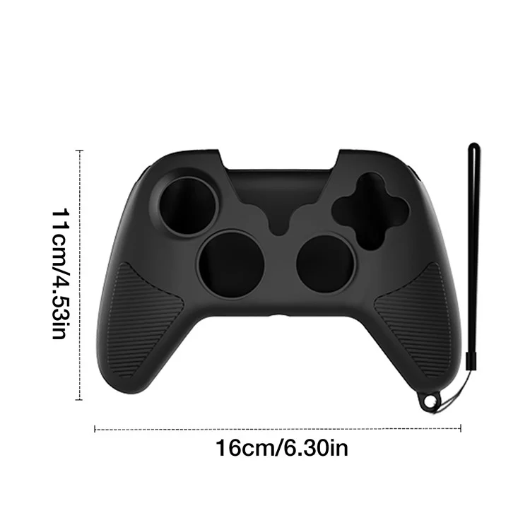 Capa Protetor De Cobertura De Silicone Antiderrapante V2 Para Controlador Sony PS5 - Preto