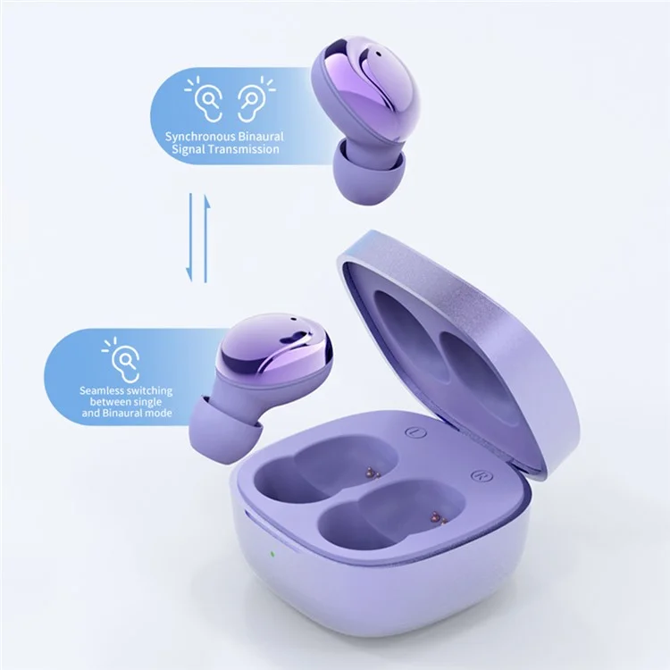 XY-30 Galvanikdesign Mini Wireless Bluetooth-Kopfhörer Tws In-Ear-Sport-Stereo-Musik-Anruf Headset-Ohrhörer - Silber-